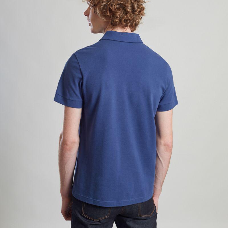 L'Exception Paris Bird Embroidered Polo Navy Blue L'EXCEPTION PARIS