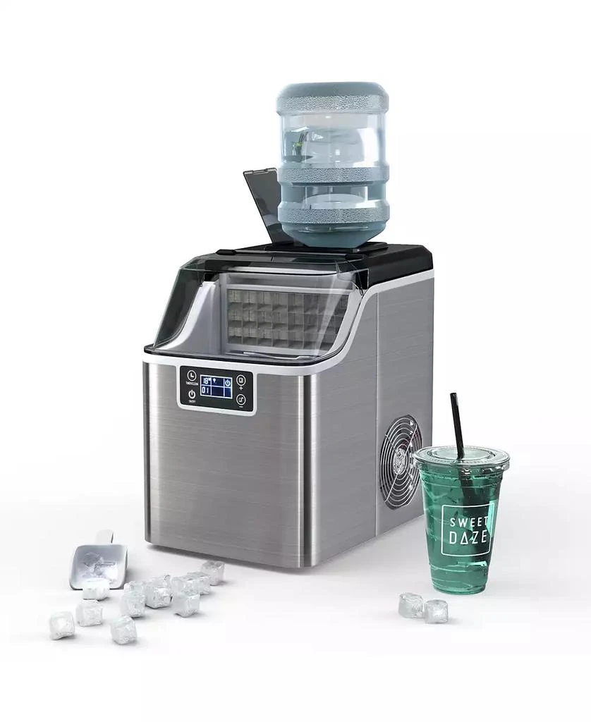 INOLAIT Countertop Electric Ice Maker with Ice Scoop and Basket