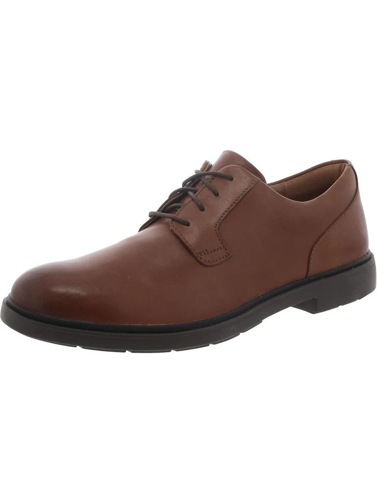 Unstructured by Clarks Un Tailor Tie Mens Leather Lace-Up Oxfords 1