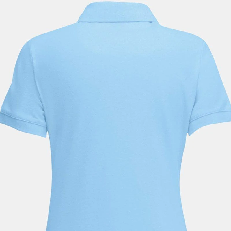 The Loom Fruit Of The Loom Womens Lady-Fit 65/35 Short Sleeve Polo Shirt (Sky Blue) 2