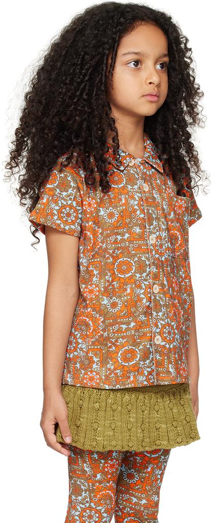 Misha 
Puff Kids Multicolor Button-Down Shirt