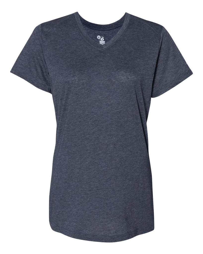 Badger Women’s Triblend Performance V-Neck Short Sleeve T-Shirt 27