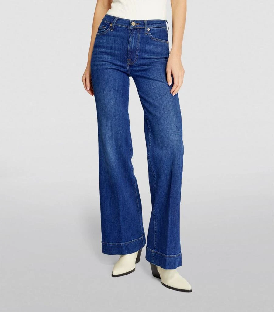 7 For All Mankind Modern Dojo High-Rise Flared Jeans 3