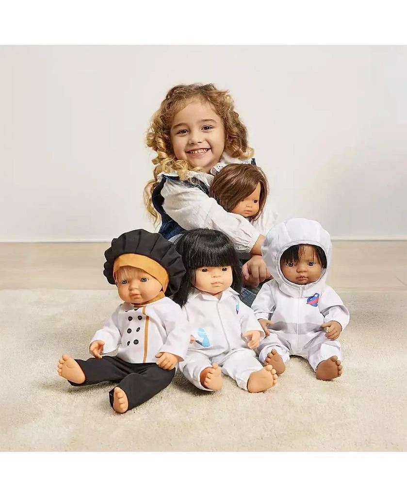 MINILAND Careers Collection - Farmer Doll Outfit with Overalls
Hat for 15" Baby Dolls 5