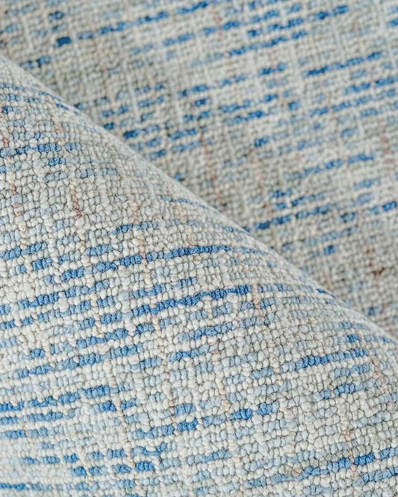 Exquisite Rugs Andora Hand-Tufted Blue/Ivory Rug, 9' x 12'' 4