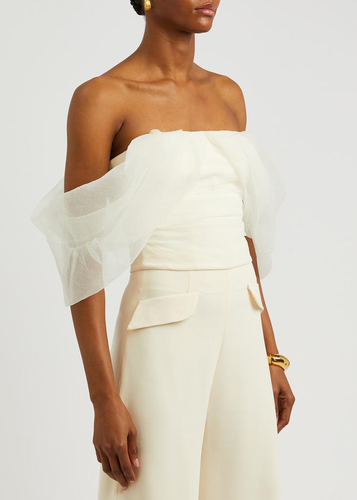 Nafsika Skourti Renaissance organza top