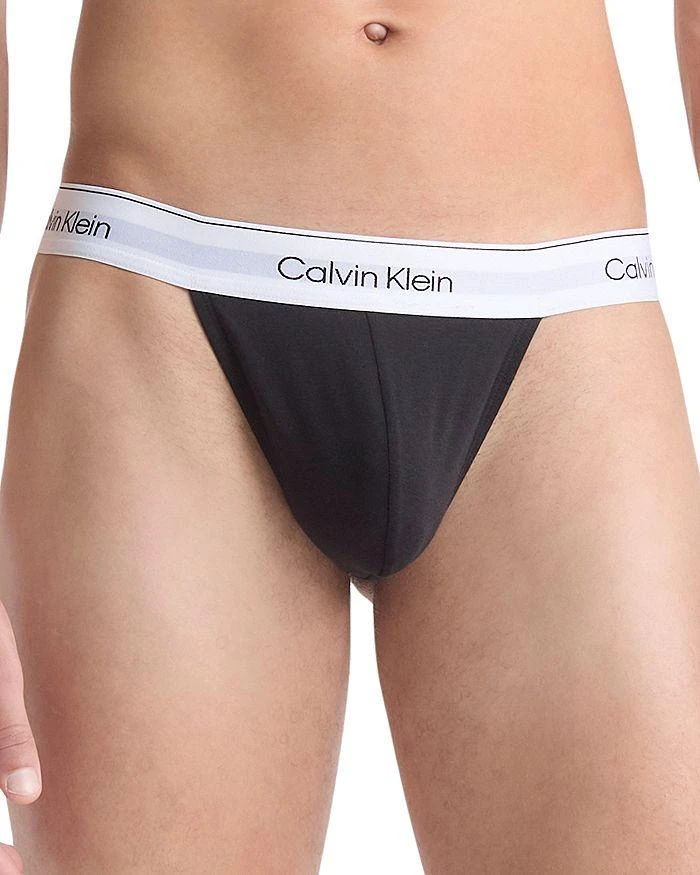 Calvin Klein Modern Cotton Stretch Thong, Pack of 3 2