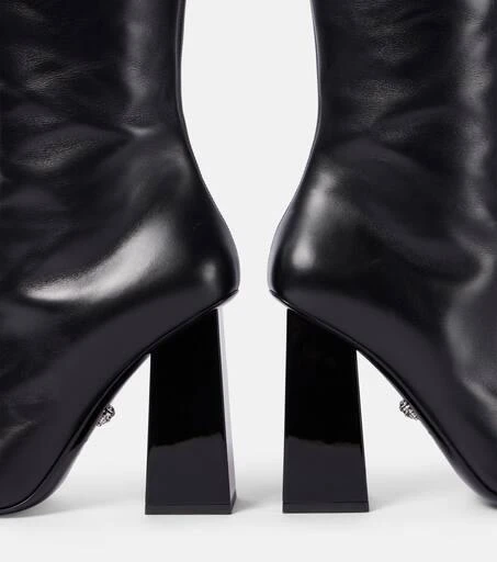 Versace Gianni Ribbon leather knee-high boots 6