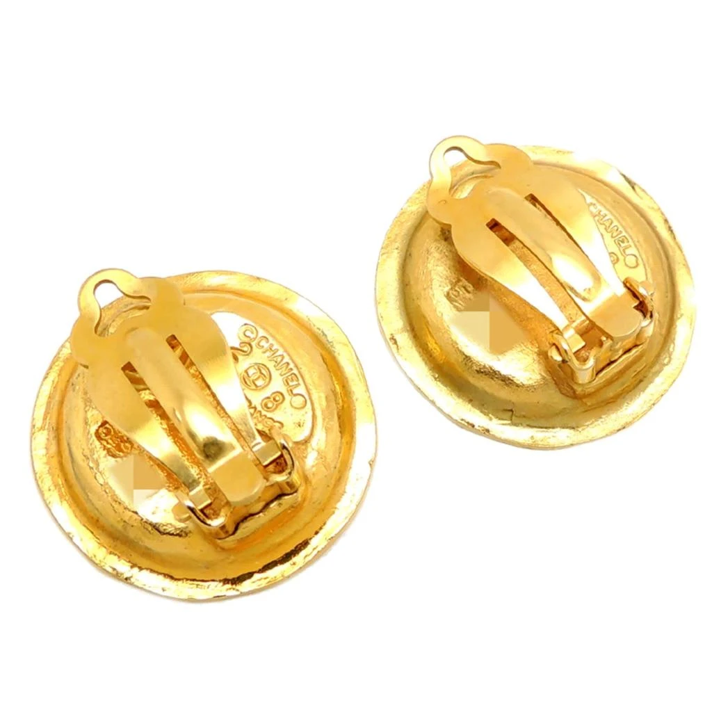 Chanel gold Plating Clip Earrings (Pre-Owned) 2