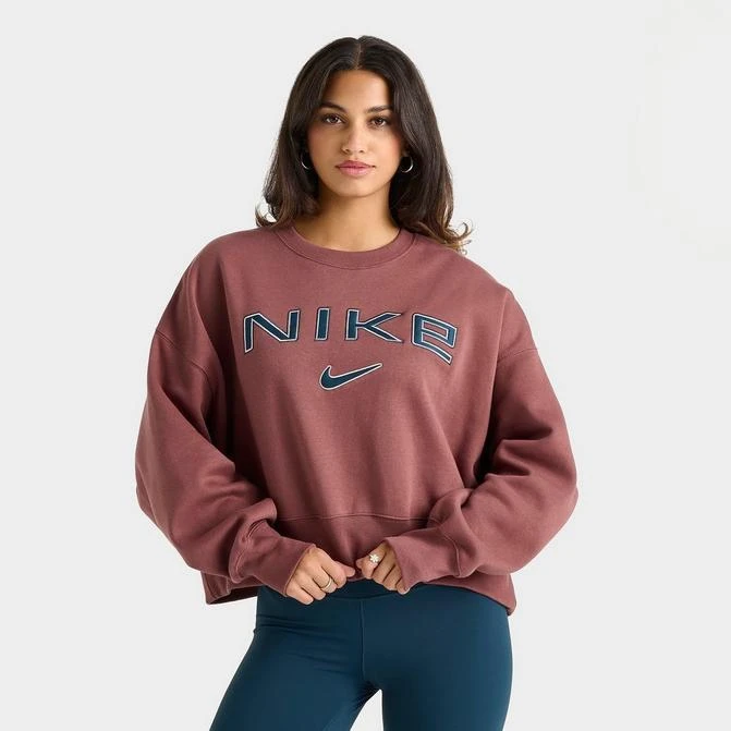 NIKE Women's Nike Sportswear Phoenix Fleece Over-Oversized Crewneck Sweatshirt 1