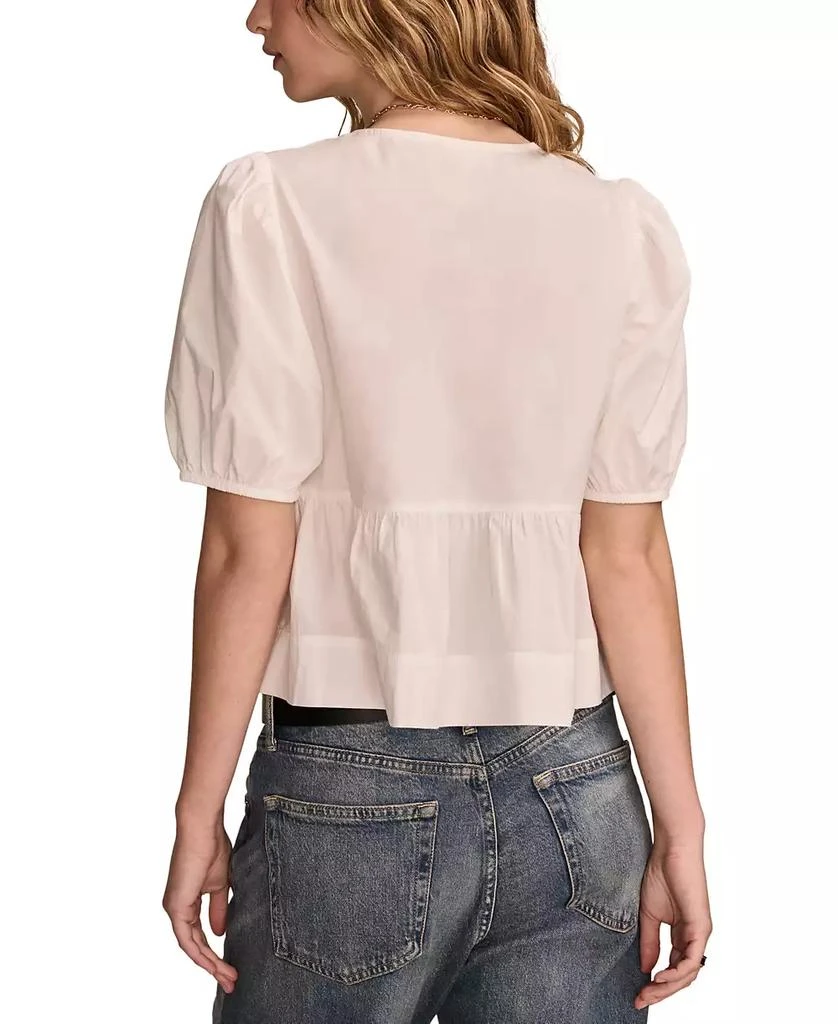Lucky Brand Women's Babydoll Flyaway Top 2