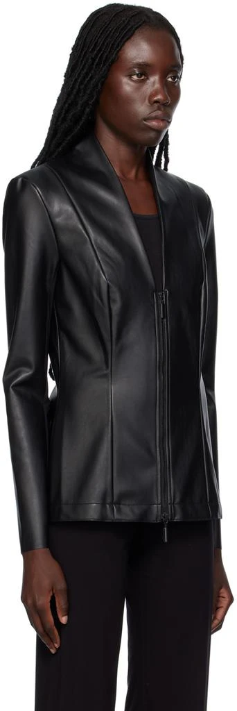 Wolford Black Jenna Faux-Leather Jacket 2