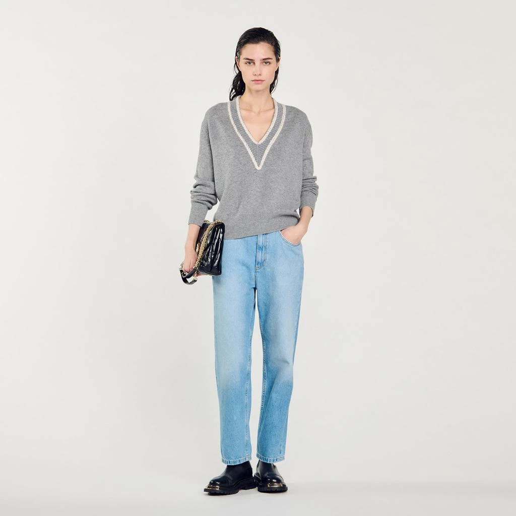 Sandro Wool and Cashmere Sweater 1