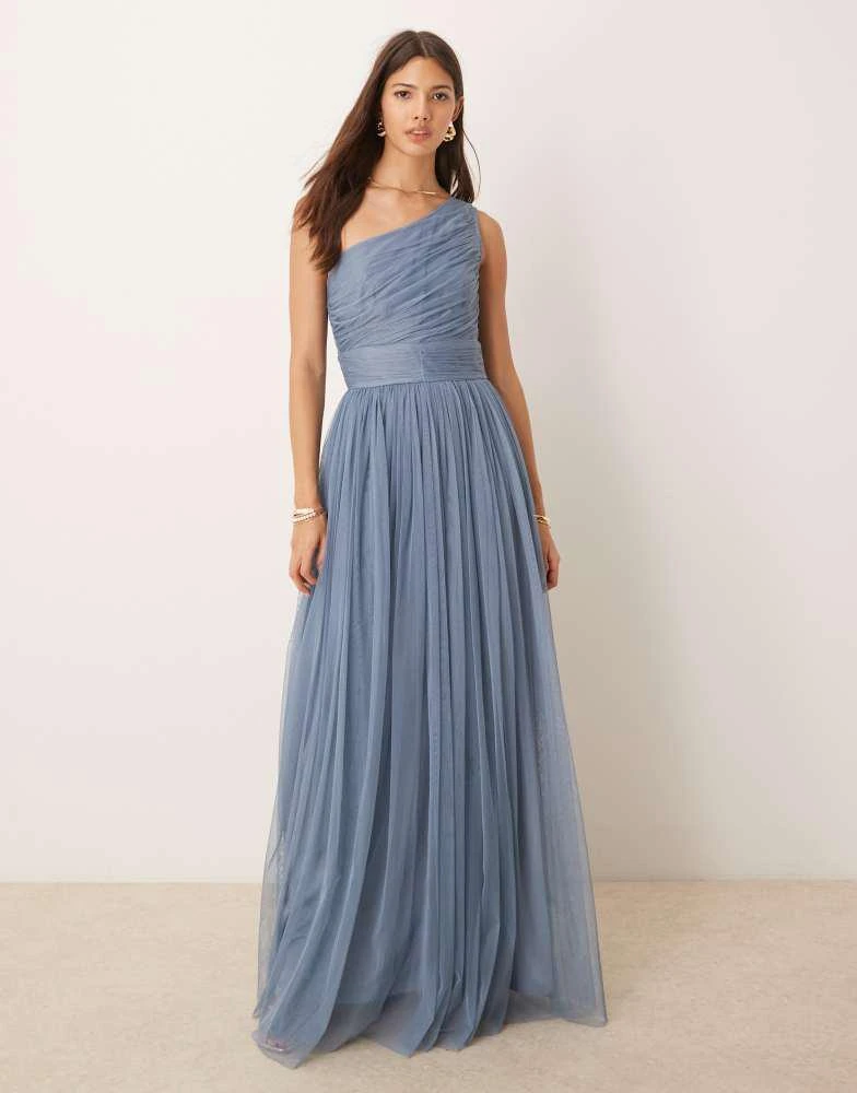chinese dress ladies Gorgeous One Shoulder Lace Sheath Prom Dress Online with Crystal main image 1