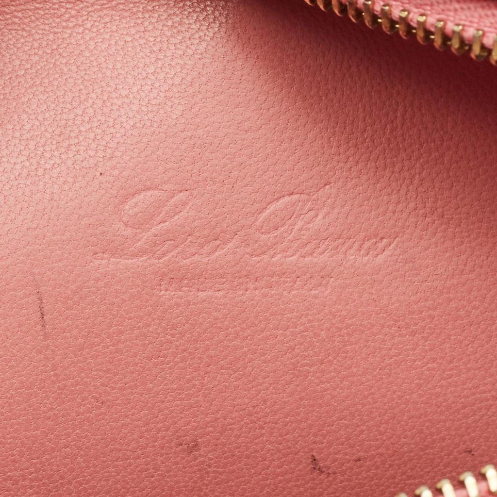 Loro Piana Loro Piana Pink Ostrich Leather Extra Pocket L19 Pouch 9