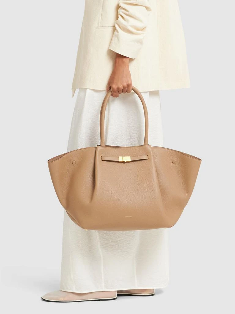 Demellier The New York Grain Leather Tote Bag 1