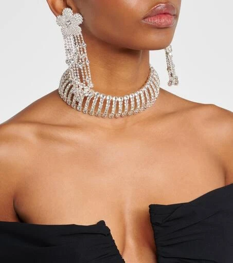 Magda Butrym Crystal-embellished choker 3