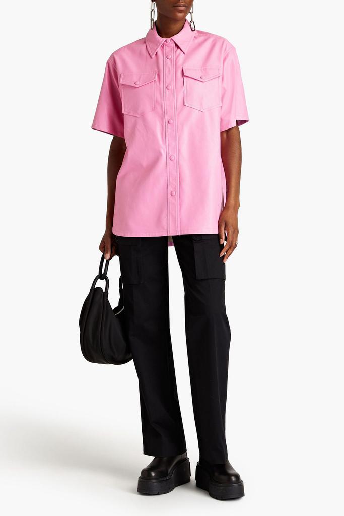 STAND STUDIO Norea oversized satin shirt