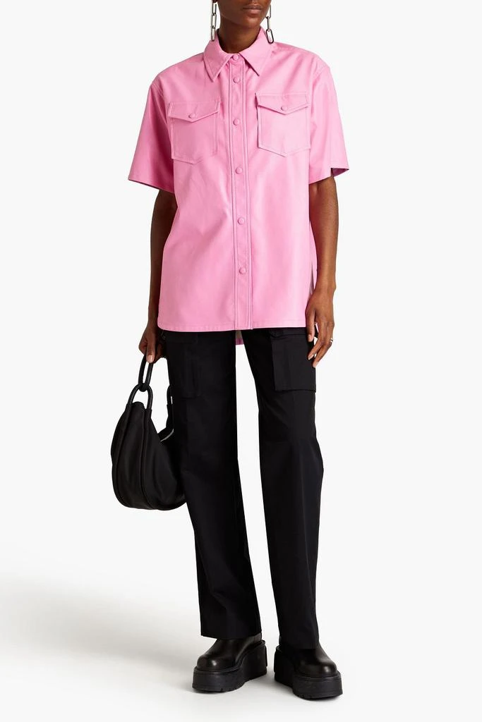 STAND STUDIO Norea oversized satin shirt 2