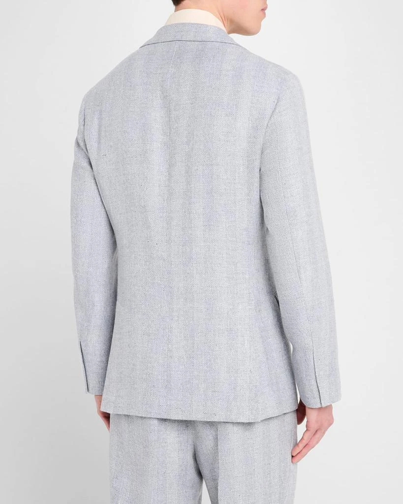 Brunello Cucinelli Men's Cavallo Chevron Suit 10