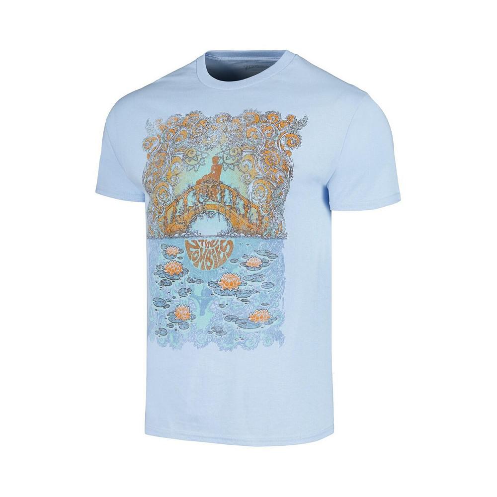 Manhead Merch Men's Light Blue The Zombies Bridge Distressed Graphic T-shirt