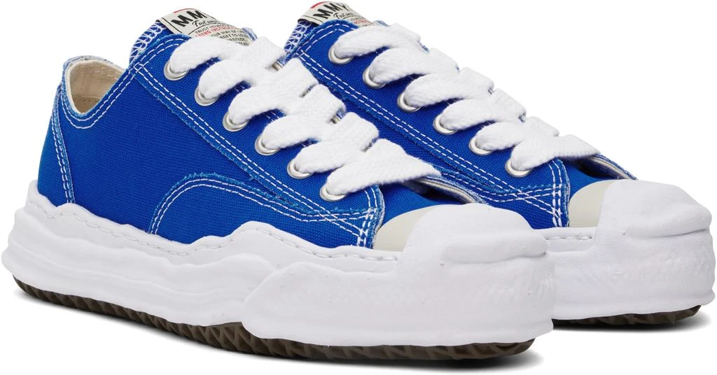 Maison MIHARA YASUHIRO Blue Hank OG Sole Canvas Low-Top Sneakers 4