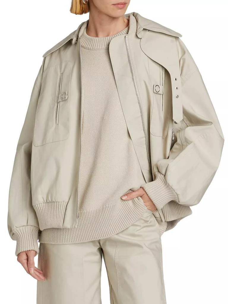 CO Gathered Cotton Bomber Jacket 3