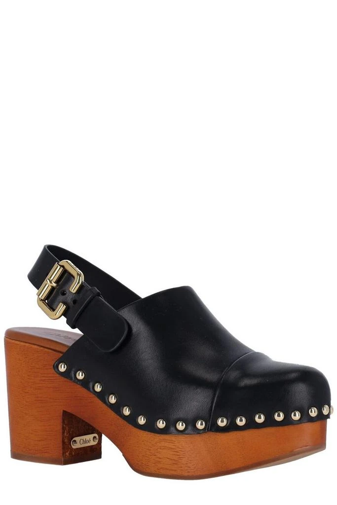 Chloé Chloé Jeannette Wedge Clogs 2