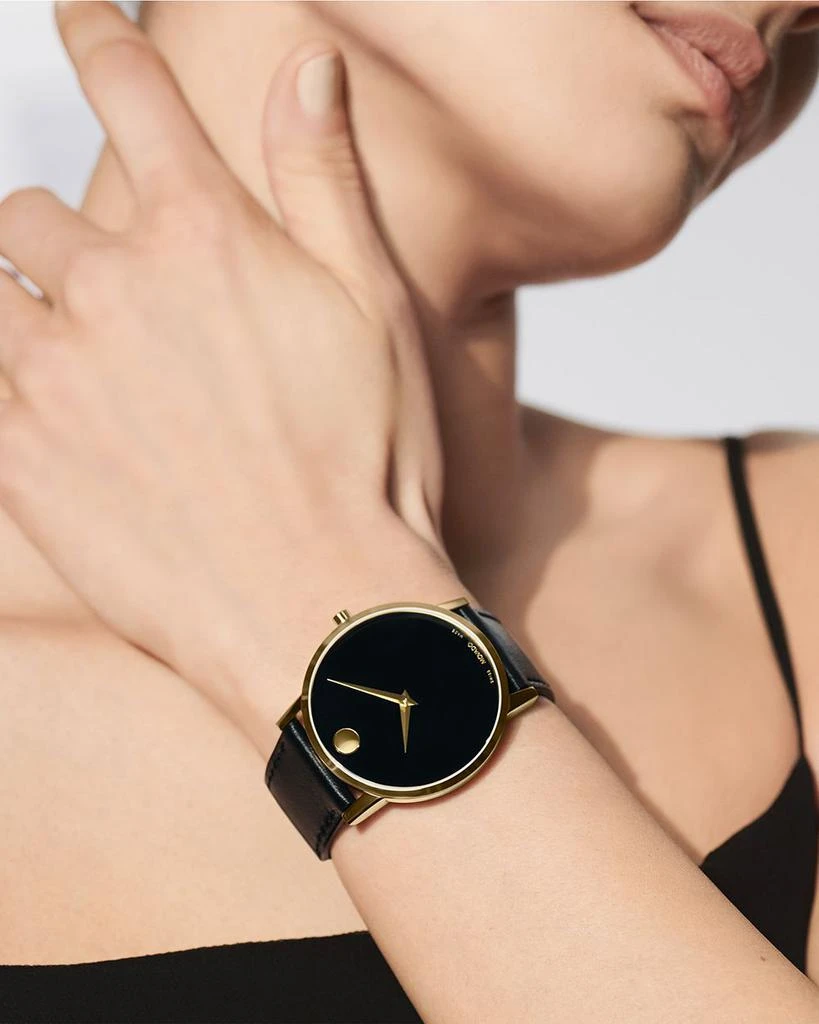 Movado Museum Classic Yellow Gold-Tone Case Watch, 40mm 7