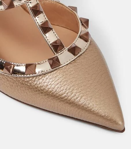 Valentino Rockstud metallic leather pumps 6