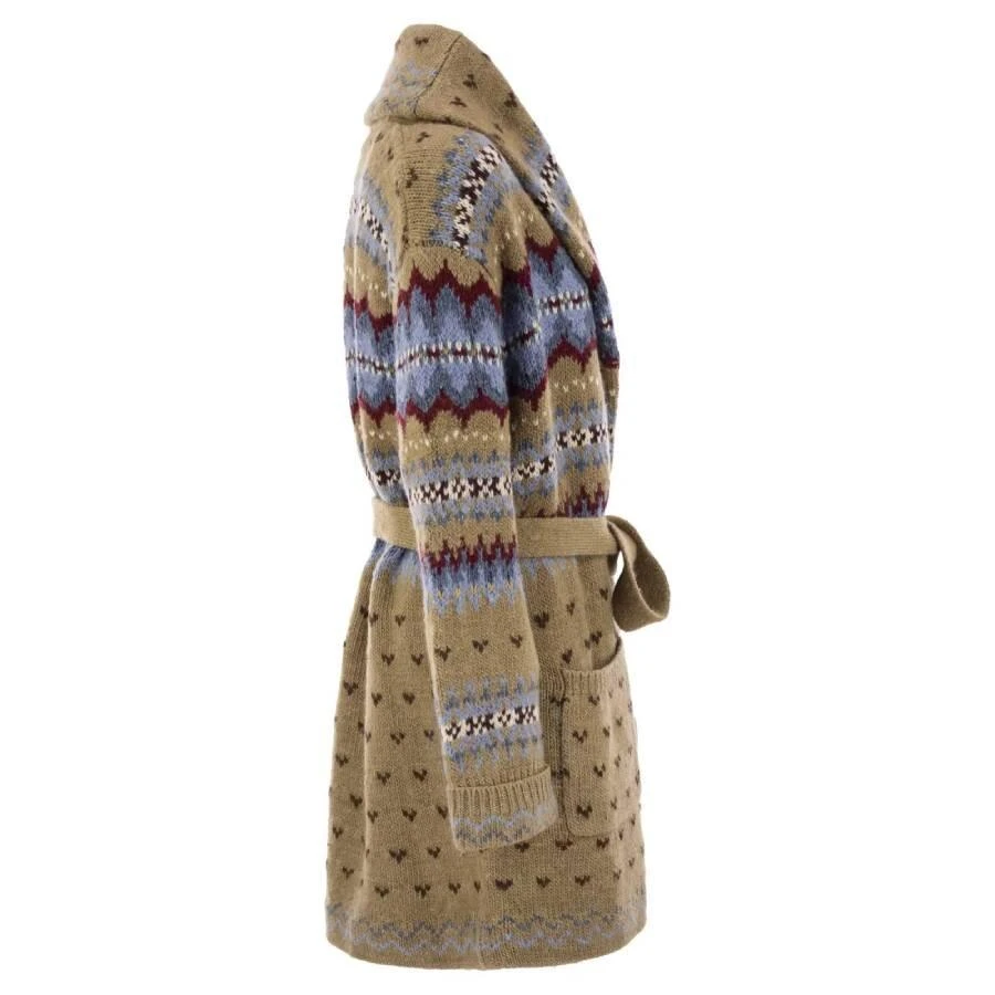 Ralph Lauren Jacquard Long Sleeve Wool Cardigan 3