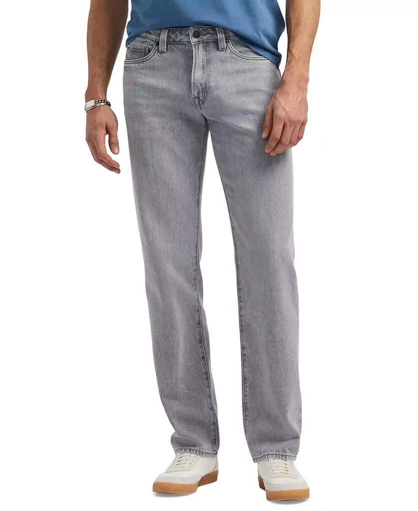 BUFFALO David Bitton Men's Straight Driven Relaxed Fit Gray Jeans 1