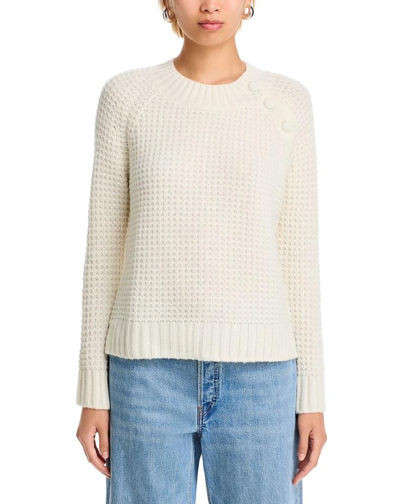 C by Bloomingdale's Cashmere Cby Bloomingdale's Cashmere Waffle Knit Sweater - Exclusive 6
