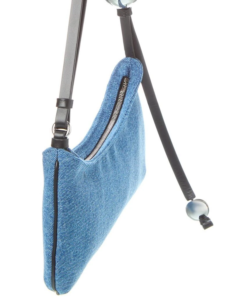 Jacquemus Le Bisou Perle Denim & Leather Hobo Bag 3