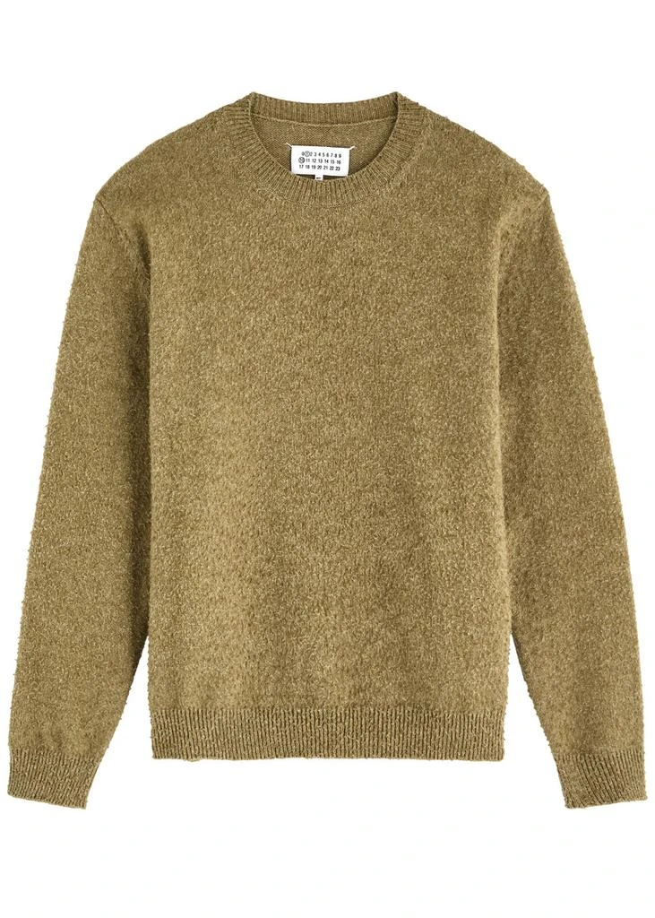 MAISON MARGIELA Textured wool-blend jumper 1