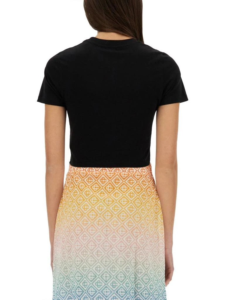 Casablanca Casablanca Cropped T-Shirt 3