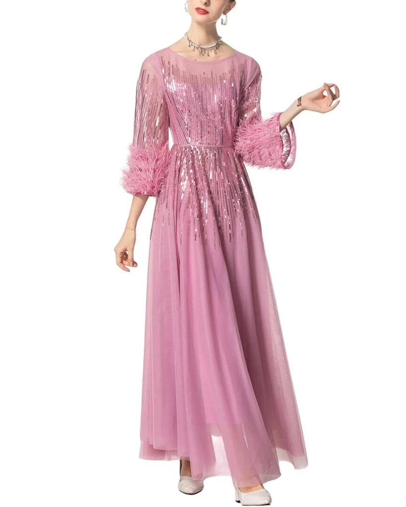 knee length dresses for ladies Burryco Maxi Dress – Bluefly main image 1