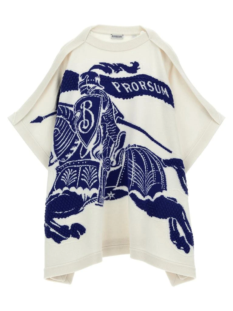 Burberry Burberry Kids Horsebit Print Knit Cape Kid's Clothing