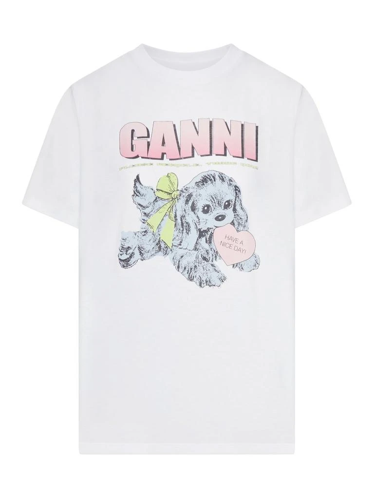 Ganni Ganni Puppy T-Shirt 1