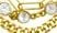 ADORNIA 14K Yellow Gold Plated Layered Pebbled Charm Necklace 4
