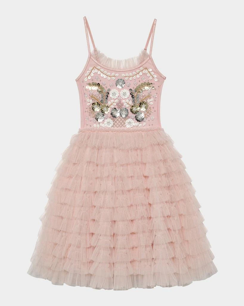 Tutu Du Monde Girl's Golden Daisies Sequined Embroidered Tutu Dress, Size 2-11 1