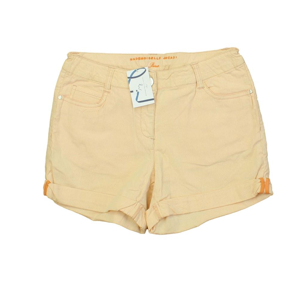 Jacadi Girls Peach | White | Stripes Cargo Shorts