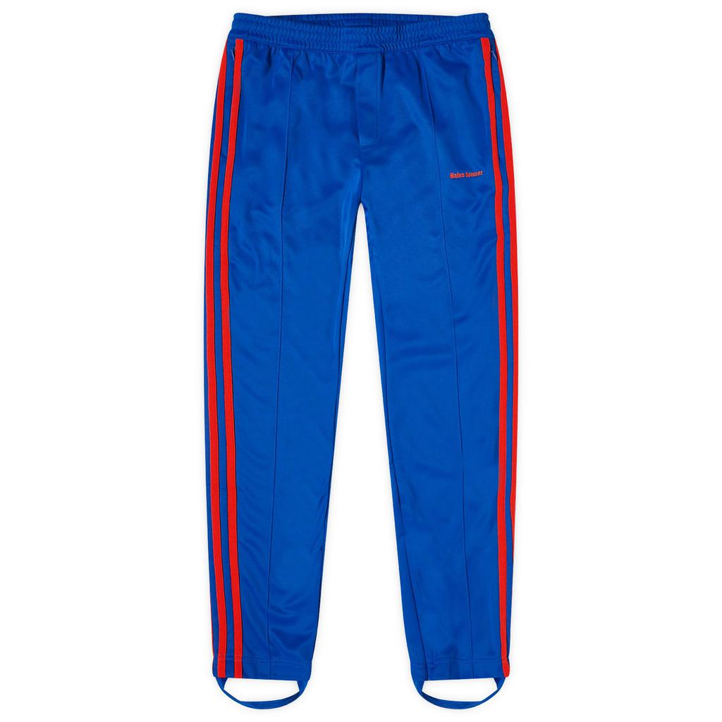 blue and red adidas pants