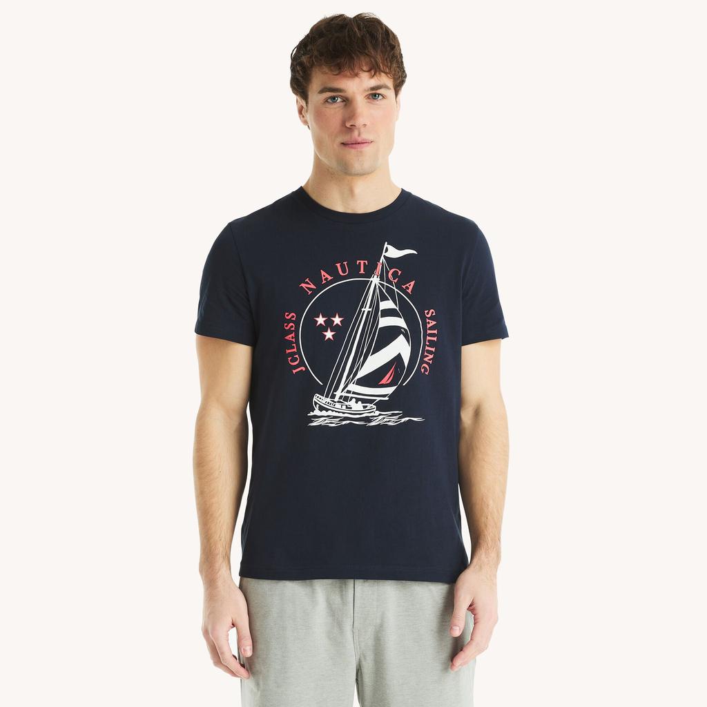 Nautica Mens Sailing Graphic T-Shirt