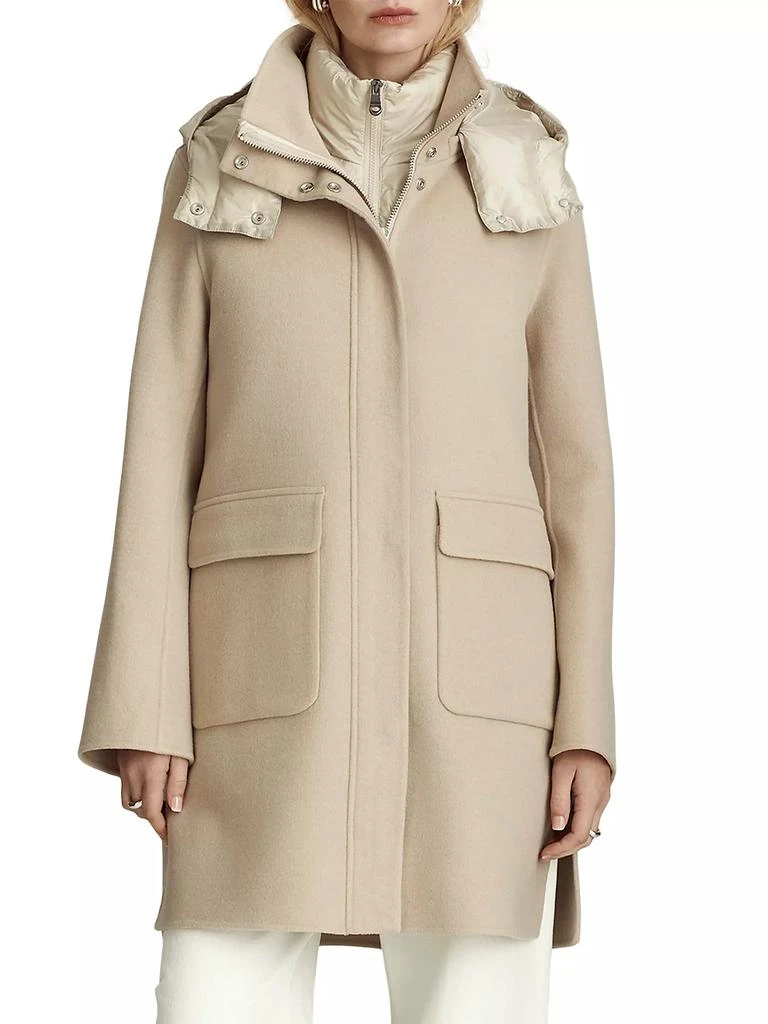 Dawn Levy Bristol 3-in-1 Wool-Blend Down Coat 3