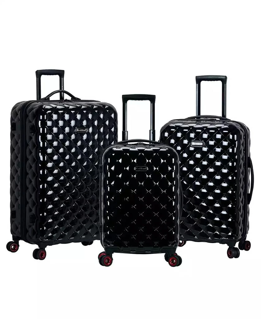 Rockland Quilt 3-Pc. Hardside Luggage Set 1