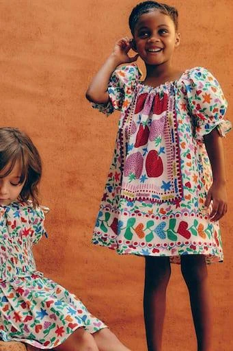 Fábula Printed cotton dress 4