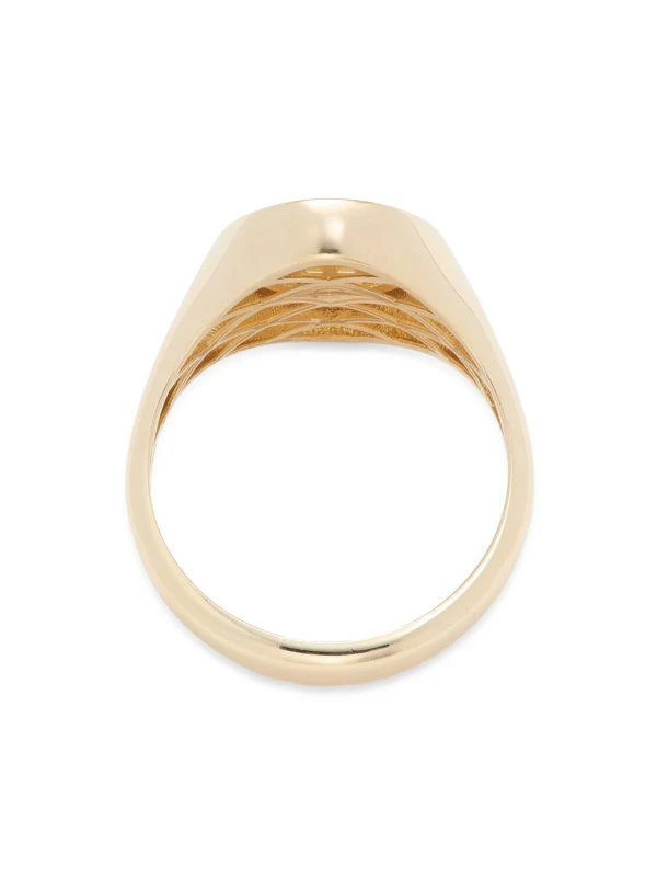 Saks Fifth Avenue 14K Yellow Gold Signet Ring 3