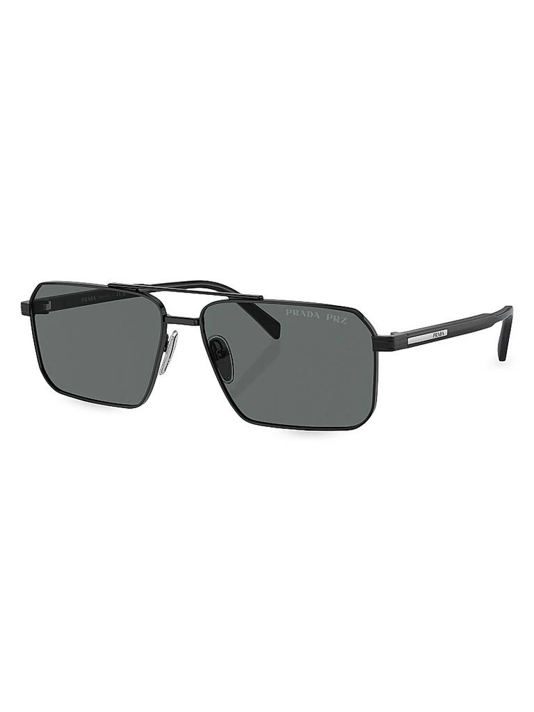 Prada 61MM Rectangular Sunglasses 2