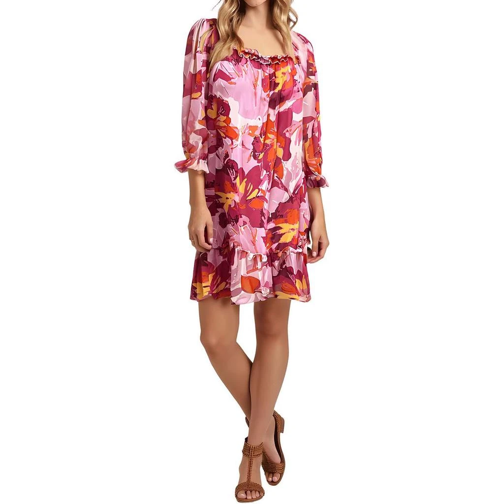 Plus Womens Printed Chiffon Babydoll Dress  On Sale Now with Up to 71% Off  | Discover Exclusive Deals & Savings at BeyondStyle  Authentic Maree Pour  Toi women|clothing|dresses with Limited-Time Discounts,